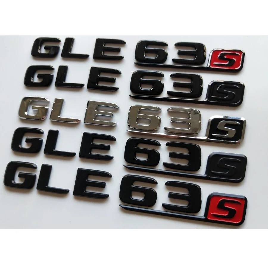 

Car Rear Tail Trunk Letters Symbols Emblems GLE63s