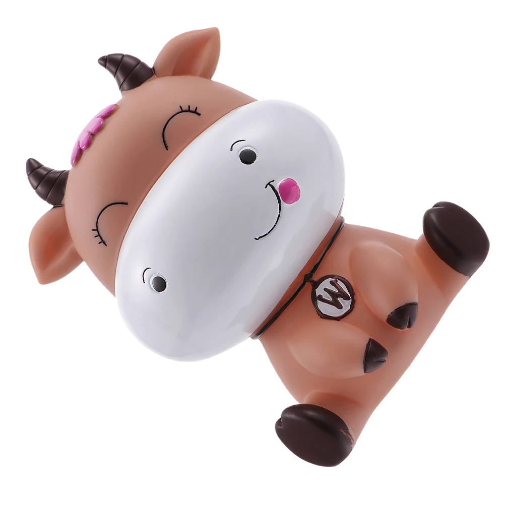 

1pc Creative Kids Vinyl Piggy Bank Large Coin Jar Adorable Saving Pot Cute Desk Decoration Home for Children