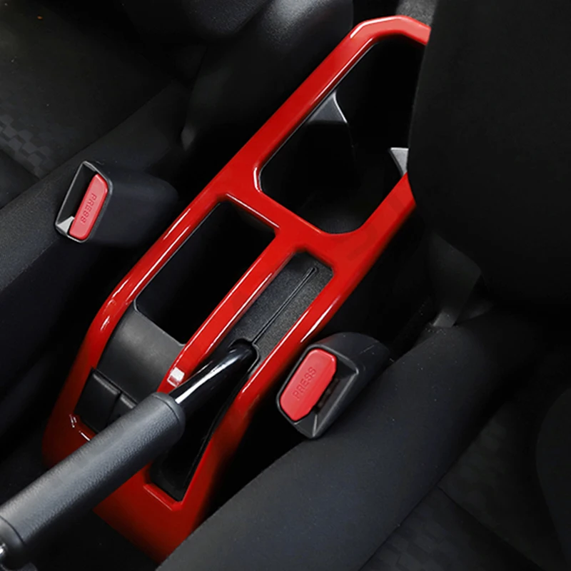 Jimny Interior Full Cover Trim Kit 17pcs/16pcs Set Trim Kit Red Color Dash Kits For Suzuki Jimny 3 Doors 5 door 2019-2025