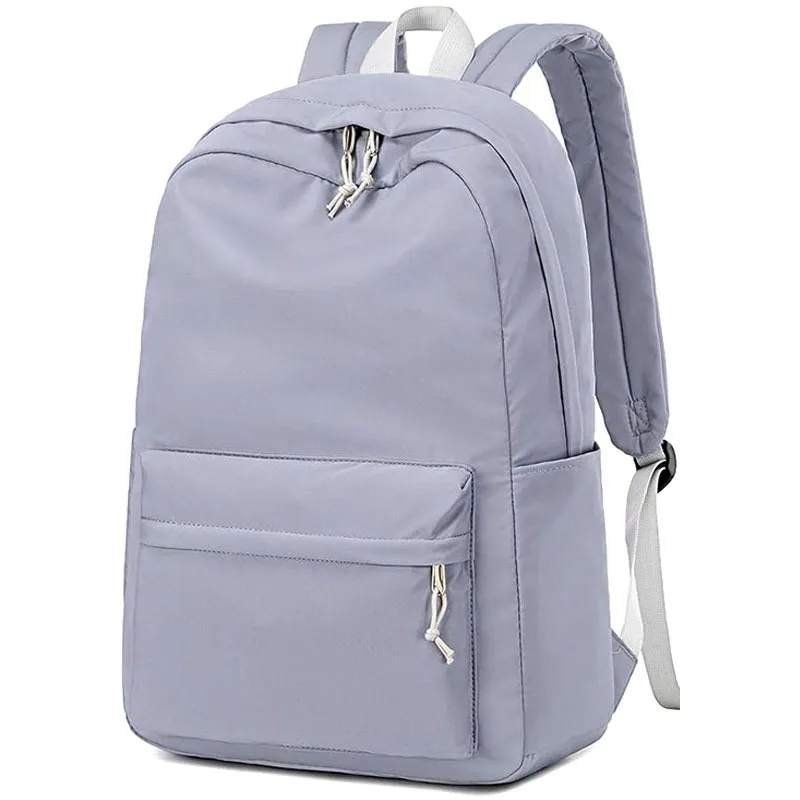 School Backpack for College Student Solid Minimalist Travel Backpack Oxford Fabric Sports Backpacks School Bag for Women