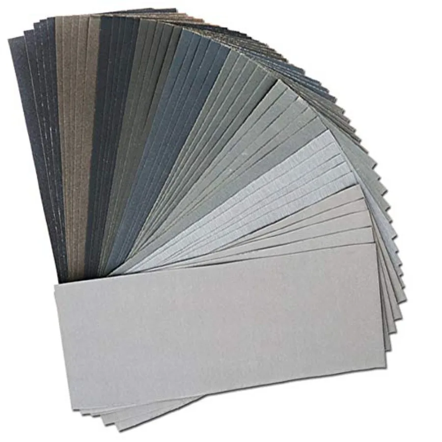 

45Pcs Wet Dry Sandpaper 400/600/ 800/1000/ 1200/1500/ 2000/2500/ 3000 Grit Assorted Sanding Sheets for Automotive Polishing Met