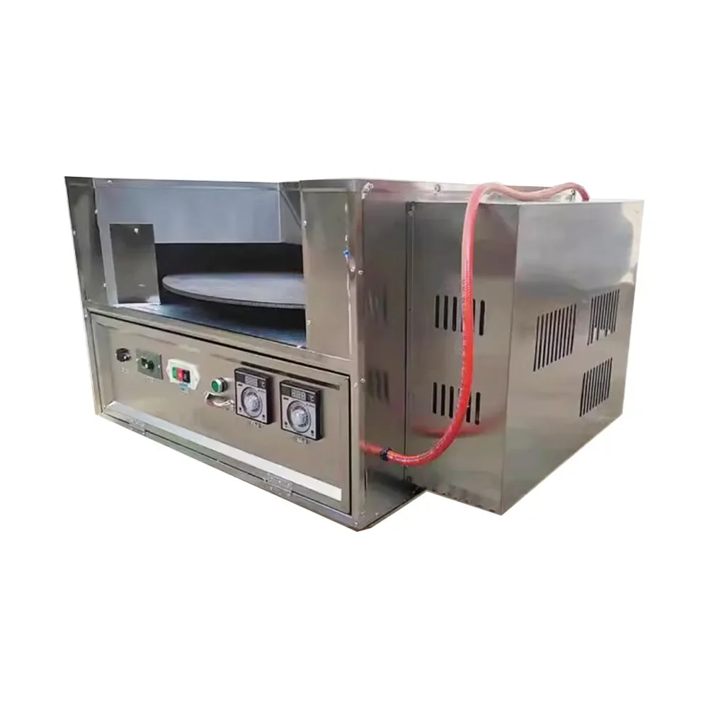 Penjualan panas Otomatis Roti Arab Gas Rotary Oven Memanggang Roti Arab Rotary Disk Oven Gas Listrik Arab Roti Pita Roti Oven