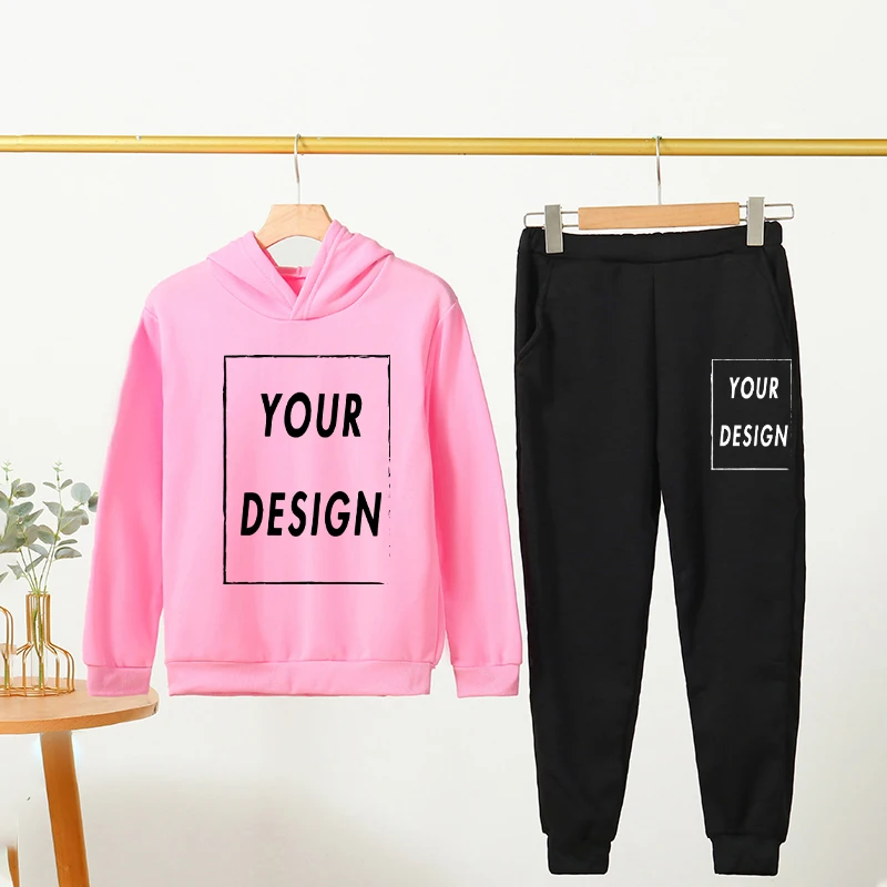 Kinder Mode 2 stücke Pullover Hoodie + Hosen Anzüge 1-8Y Jahre Jungen Mädchen Casual Langarm Sportswear Trainingsanzüge Kinder kleidung – Detail 6