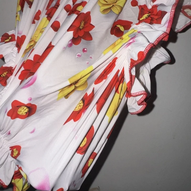 Celana Dalam Pria Lembut Sentuhan Halus Elastis Tinggi Unisex Mengkilap Motif Bunga Manis Seksi Ukuran Besar Sissy Pakaian Dalam Pesta Pribadi