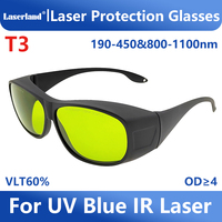 T3 800-1100nm 808nm 980nm 1064nm 1070nm IR Laser Protection  Glasses Safety CE
