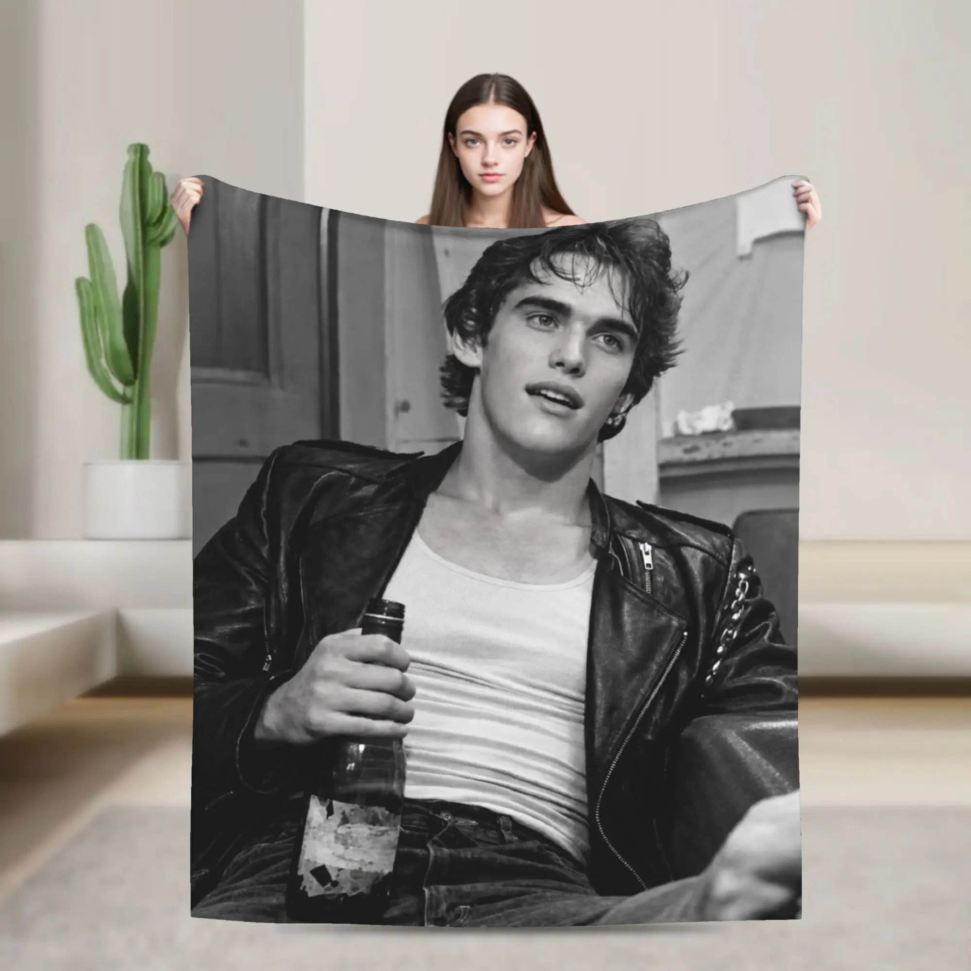 Dallas Winston The Outsiders Movie Flannel Blanket Winter  Warm Bedding Throws for Child Home Decor Bedspread Sofa Bed Cover