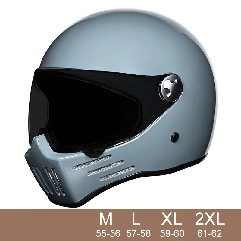 Cycling Helmet ECE DOT Certification Motorcycle Helmet Full Face ABS Material Capacete De Moto Men Women