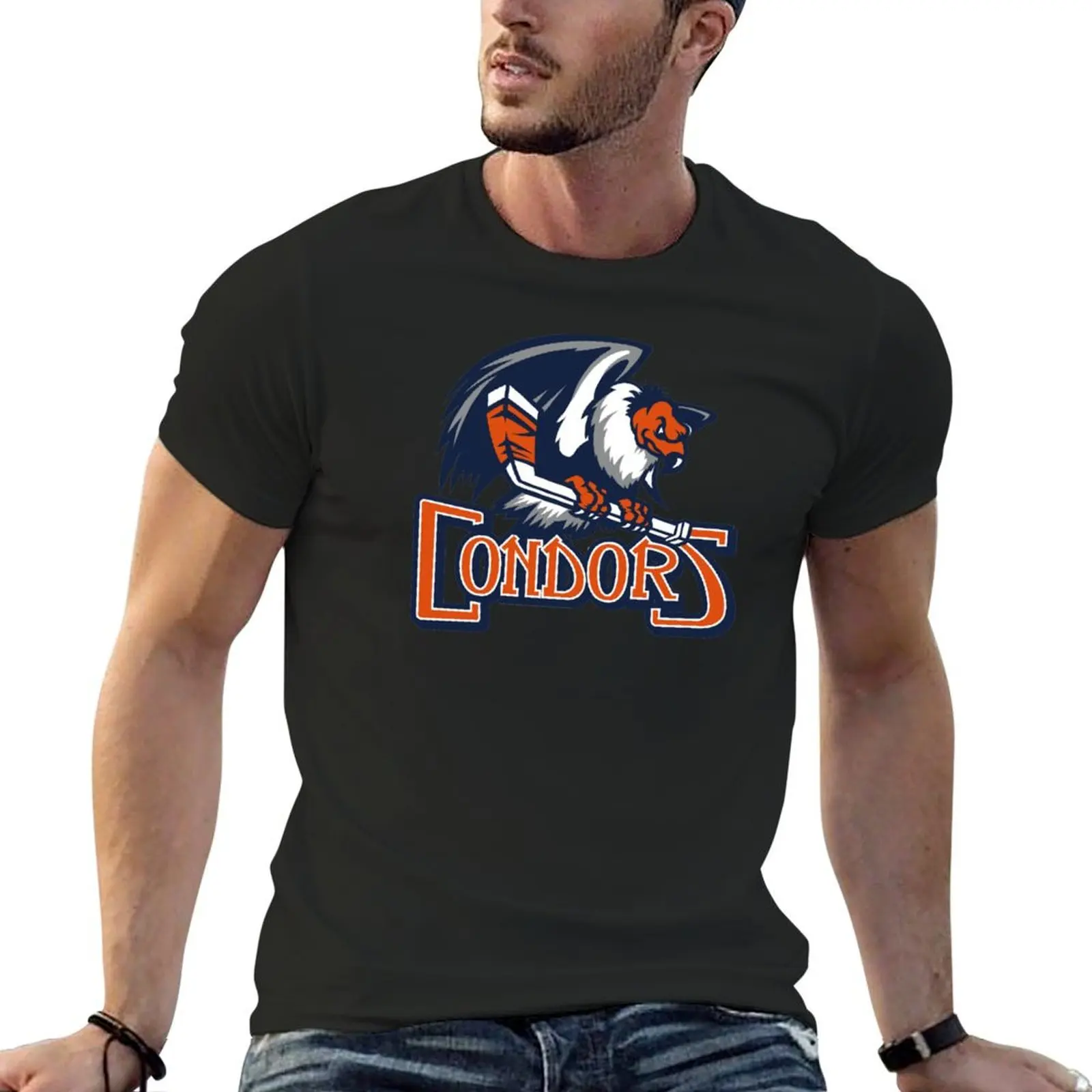 The Condors, Bakersfield T-shirt Blouse animal prinfor boys aesthetic clothes plain mens t shirts pack