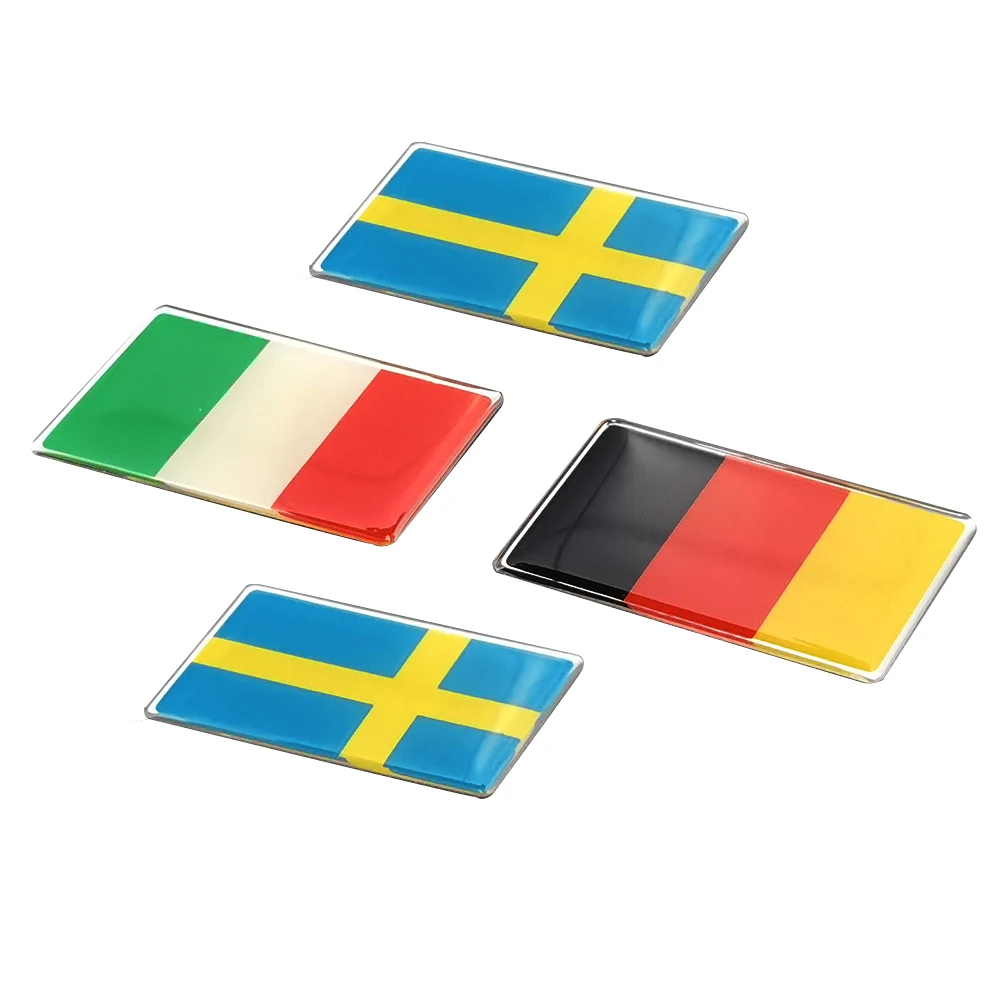 

For Germany, Italy, and Sweden flag decoration stickers Vehicle flag exterior sticker German flag Italian flag swedish flag