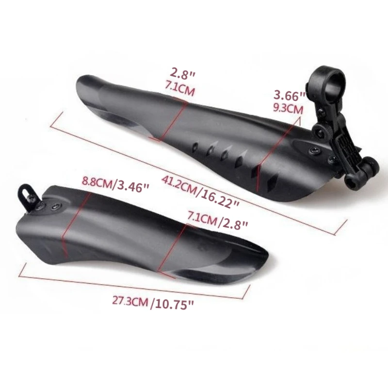 Mountain Bike Fenders Set Mud Guards Bicycle Mudguard Wings for Bicycle Front Rear Fenders