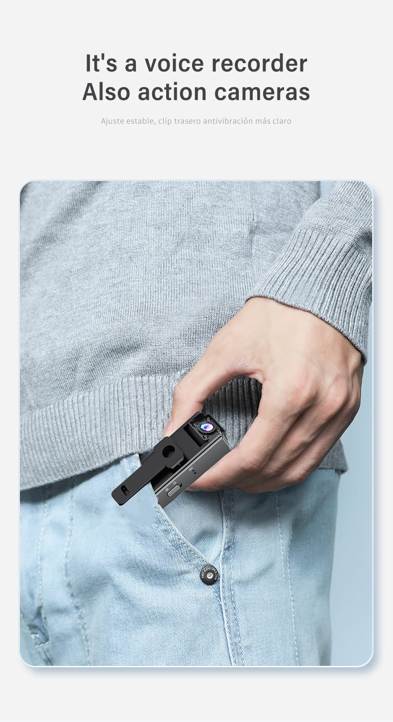 Law Enforcement 1080P Video Recorder Portable Video Recorder Compact Size Easy To Carry Intuitive Controls Lightweight