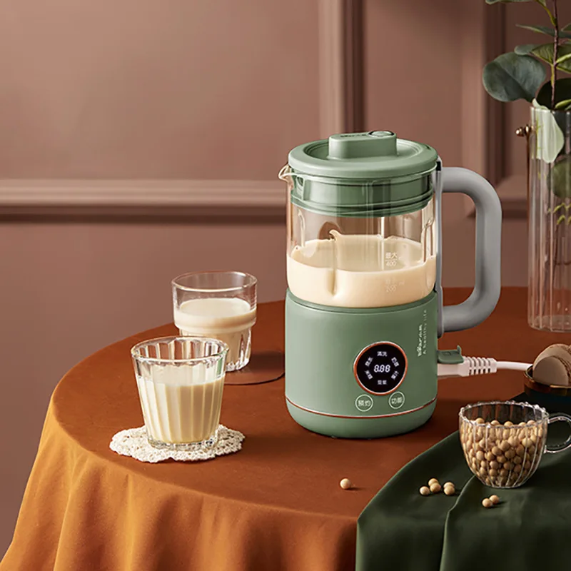 Bear 400 мл семейный блендер для продуктов, устройство для приготовления соевого молока, электрическая соковыжималка, резервирование, Автоматический нагрев, миксер для приготовления пищи 220 В