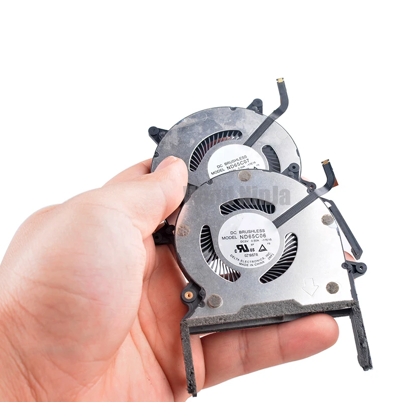 (2Pcs) ND65C06-17E15 ND65C07-17E16 Ultra Thin Cooling Fan DC5V 0.50A for Surface Book CPU GPU