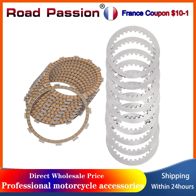 Kit de plaques de friction d'embrayage pour moto Kawasaki ZG1400 1400GTR GTR1400 ABS Concours 14 ZG 1400 13088-0031 13088-0033