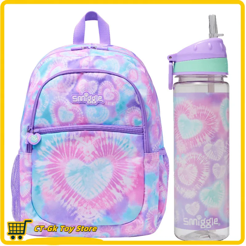 Cute Large Capacity Backpack, Saco de lazer ao ar livre para alunos da escola primária, Genuine Australian Smiggle Schoolbag, Presentes de aniversário