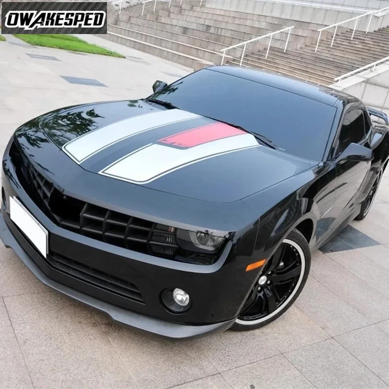 

Набор наклеек для тюнинга кузова Chevrolet Camaro RS LS SS LT: декоративные полосы на капот и багажник, спортивные гоночные полосы, аксессуары для тюнинга, DIY-декали