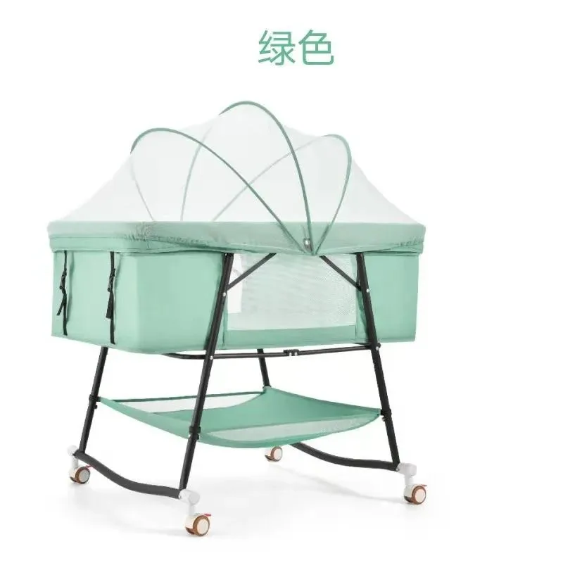 Cũi, Giường Cũi Em Bé, Phong Cách Châu Âu Cũi, Gấp Gọn, Đa Chức Năng Di, Sơ Sinh Trẻ Em Giường