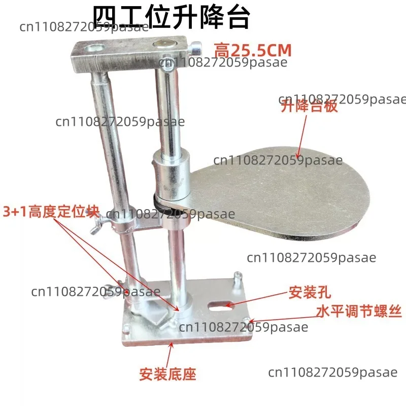 Angle Grinder Elevating Table Manual Elevating Base for Jewelry Processing Angle Grinder Elevating Platform