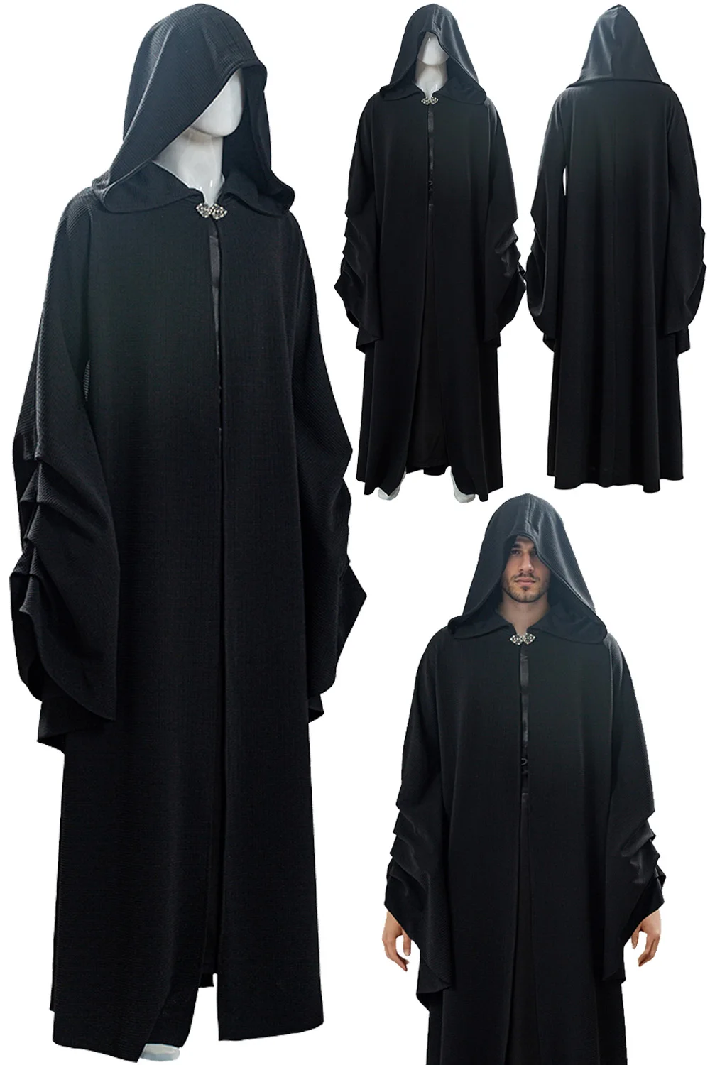 Palpatine Cosplay Role Play Outfits Movie Space Battle 9 Costume Men Roleplay Male Fantasy Fancy Dress Up Party Clothes