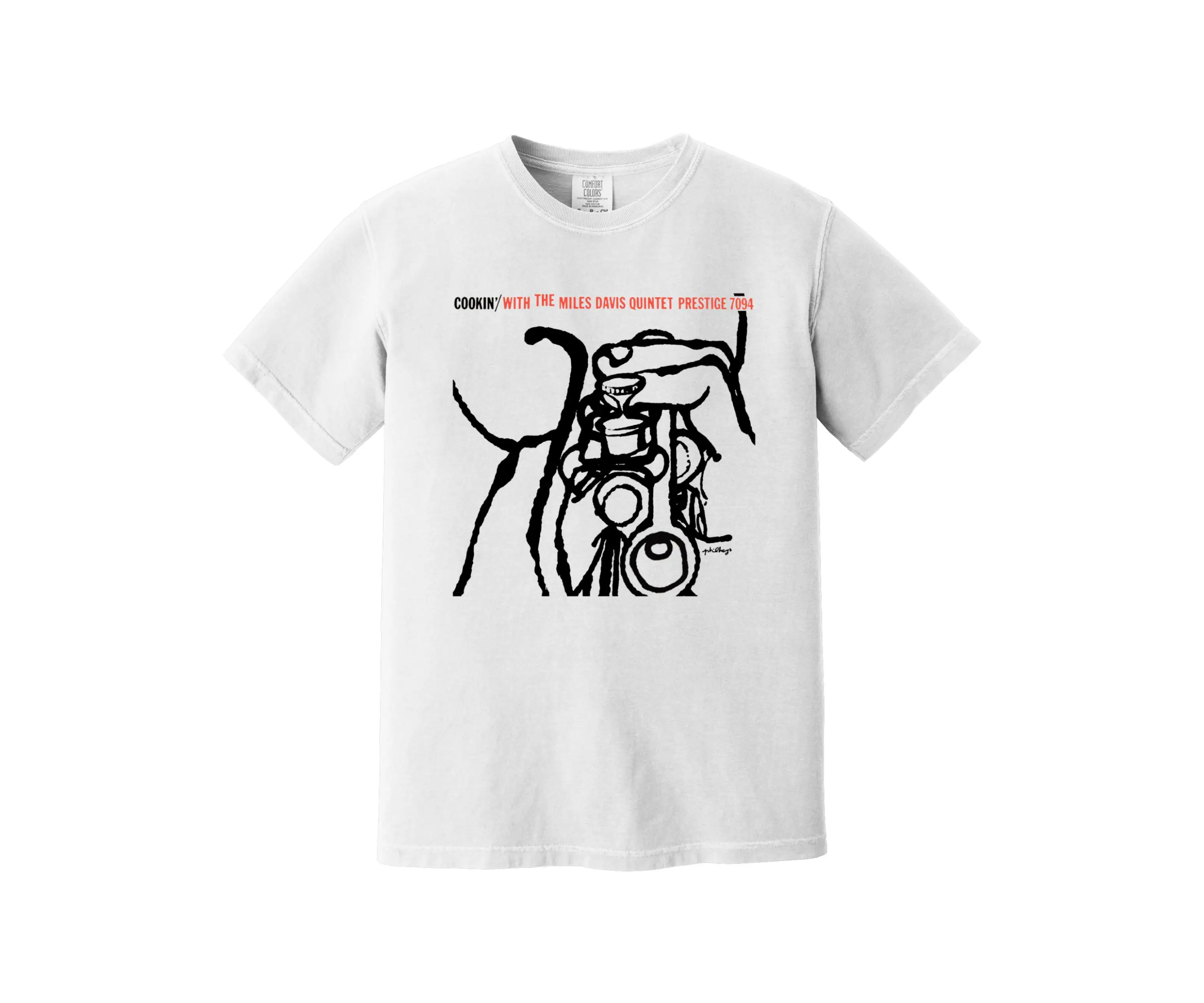 Camiseta de gran tamaño de Miles Davis - Cooking with Miles Davis Quintet, Prestige, Blue Note, Jazz Music