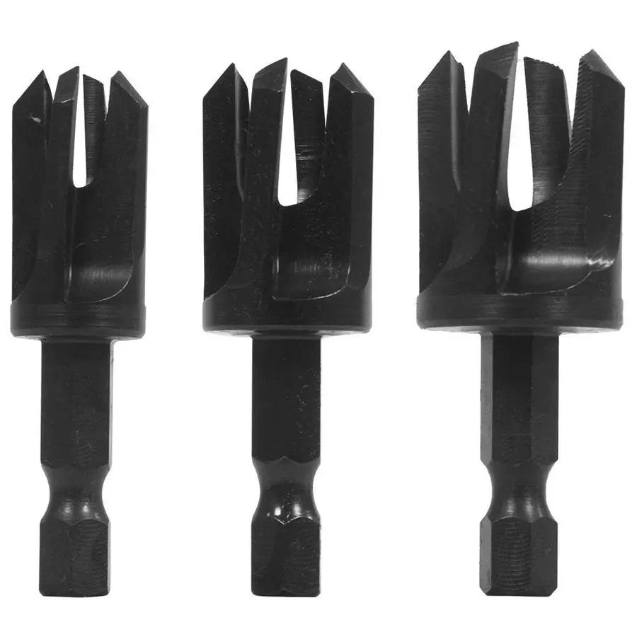 

it Snappy Tools 3 Piece Tapered Plug Cutter Set