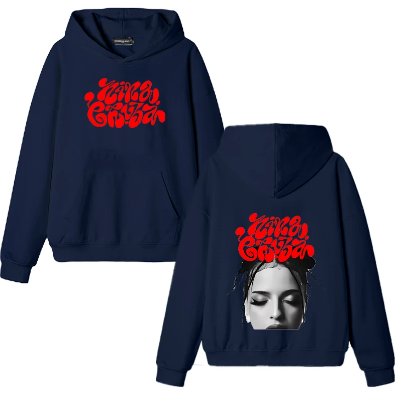 Arena Tour 2025 Nina Chuba Double Sided Printed Hoodie Women men Autumn Winter Vintage Fleece hip hop Pullover Unisex