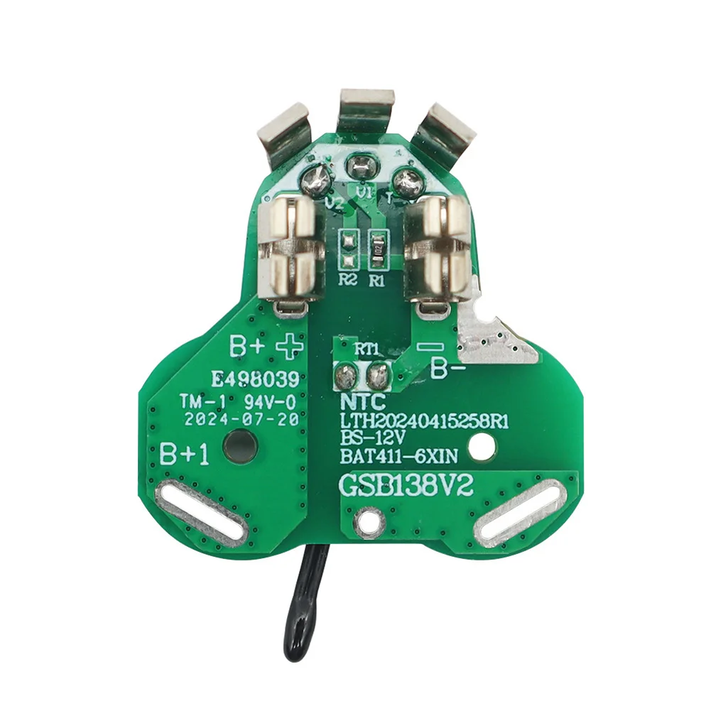 BAT411 BAT420 batteria agli ioni di litio custodia in plastica Shell Box PCB scheda di protezione di ricarica etichetta 6 Core per Bosch 10.8V 12V coperchio della batteria