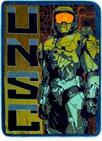 UNSC Master Chief Micro Plush Fleece Throw Blanket | Plush Soft Polyester Cover For Sofa and Bed, Cozy Home Decor, Luxury Room E