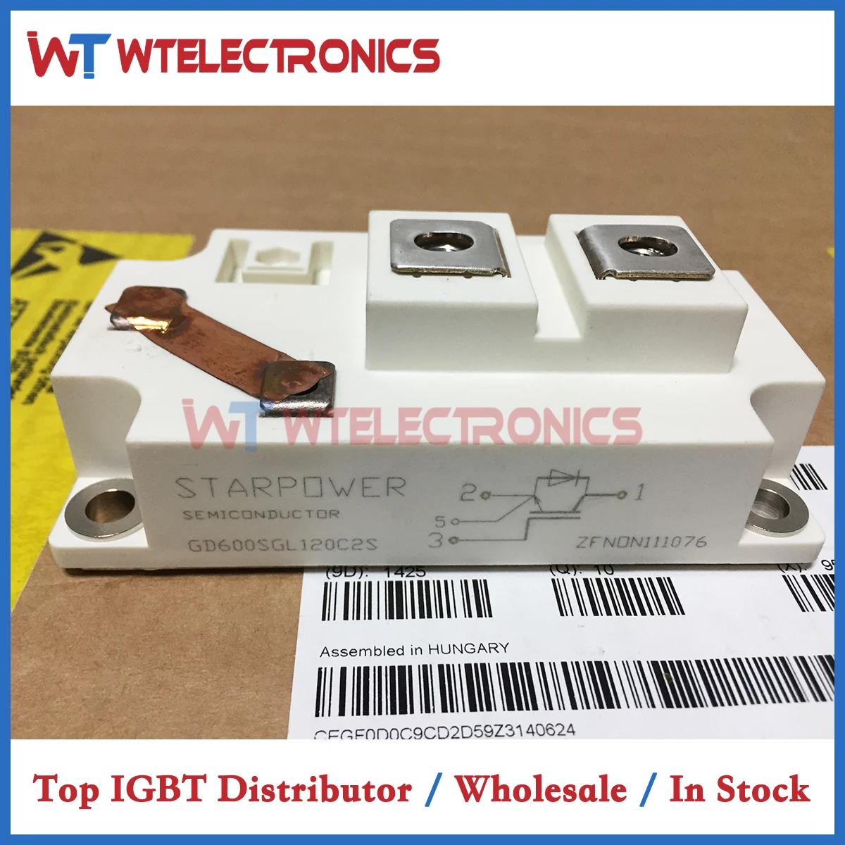 

GD600SGL120C2S Original IGBT Module STARPOWER GD600SGL120C2S GD600SGL 120 C2S