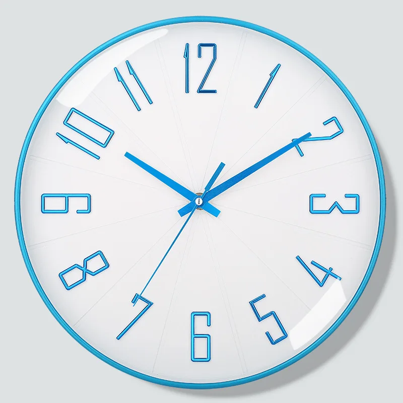 

12 Inches Table Wall Clocks Clothing Silent Digital Study Wall Clocks Living Room Plastic Home Decor Orologi A Campana MHBGZ