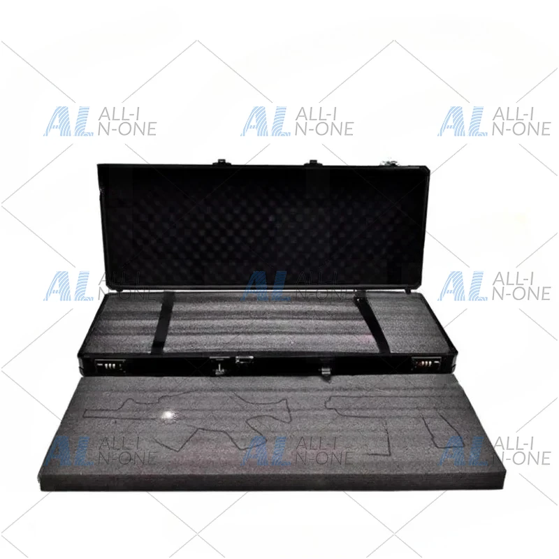 Extra Long Aluminum Alloy Tool Box Suitcase Instrument Case Fish Pole Case Equipment Safety Box Storage Box with Sponge