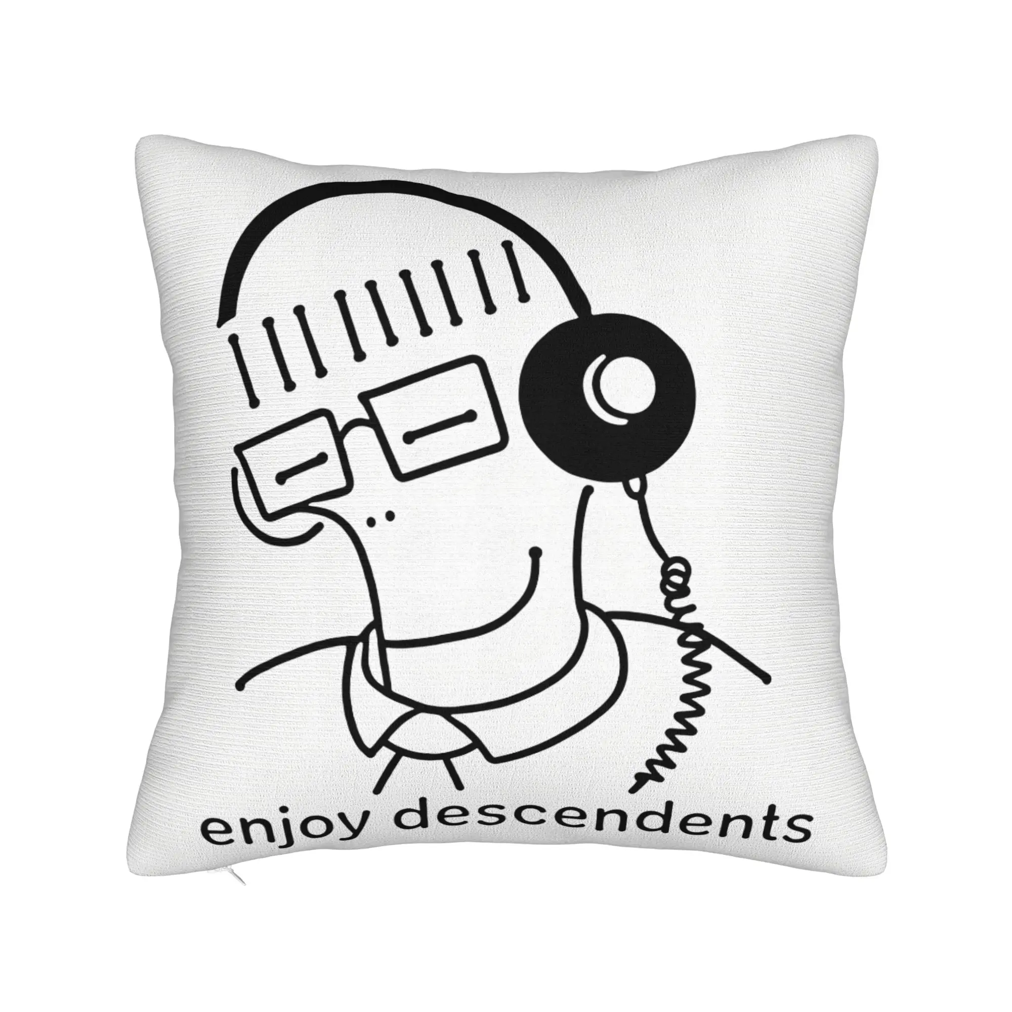 Descendents Milo Goes to College Pillow Case  Vintage Pillow Cover Comfy Pillowcases For Sofa Home Decor