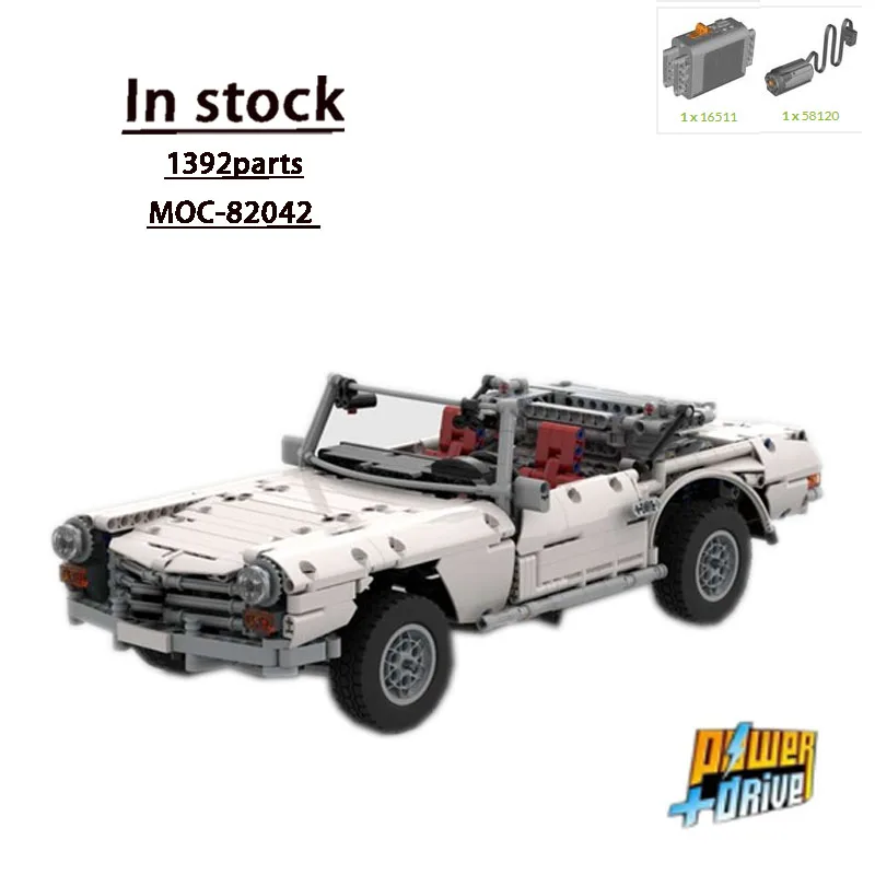 

MOC-82042Convertible Trailer Truck Building Block Model 1392 Parts Educational Education Boys Kids Christmas Building Block Toys
