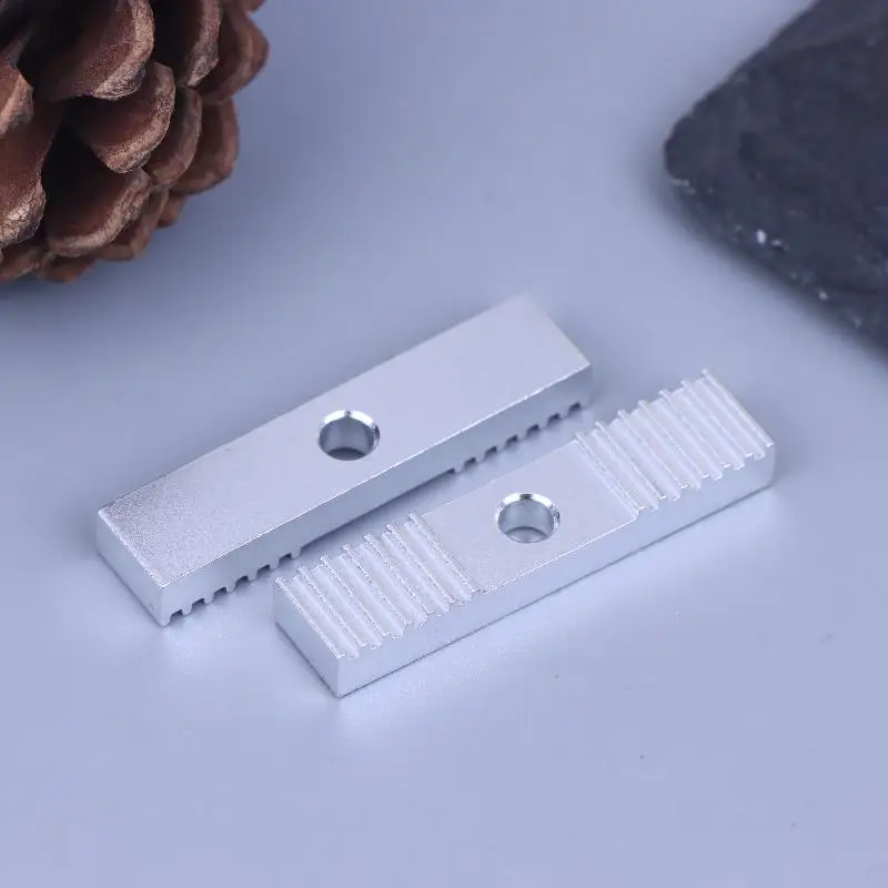 

2/5 шт. Reprap DIY 2GT/S2M крепежная деталь ремня ГРМ из алюминиевого сплава, зажим для шага зубов, фиксированный зажим с ЧПУ 9*40 мм для части 3D-принтера