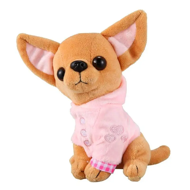 

Plush Chihuahua Dog Toy Stuffed Animal Dog Toy For Holiday Gift