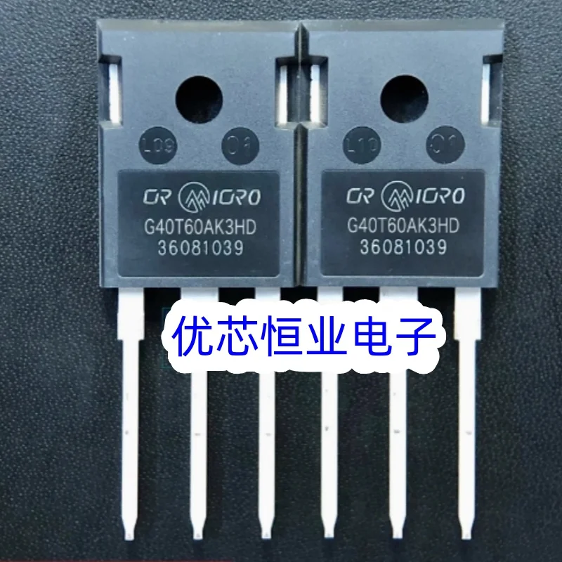 10pcs/lot Original G40T60AK3HD CRG40T60AK3HD TO-247 Power Tube IGBT Transistor 100% New and Genuine