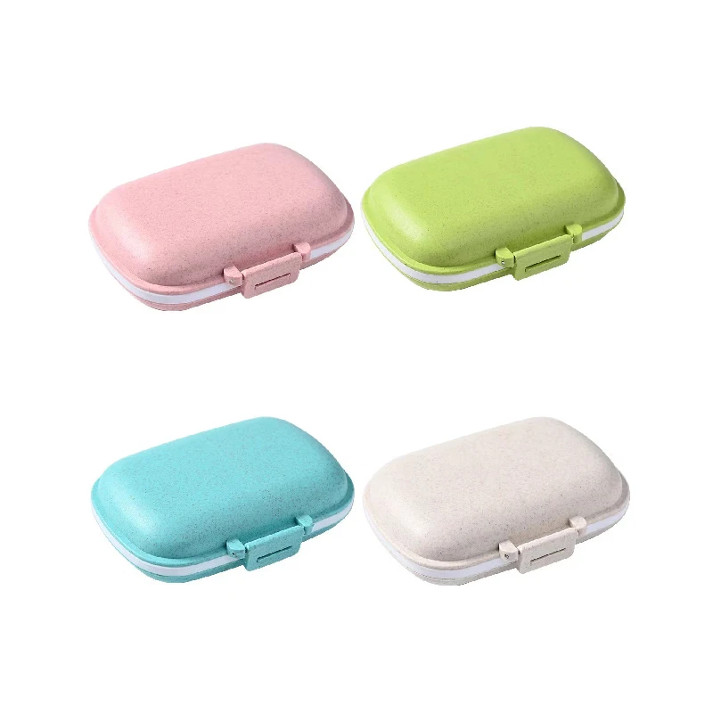 Mini Portable Pills Organizer Case 8 Grids Pill Box Tablet Storage Container Weekly Medicine Pill\'s Box Pill Case Drug Dispense