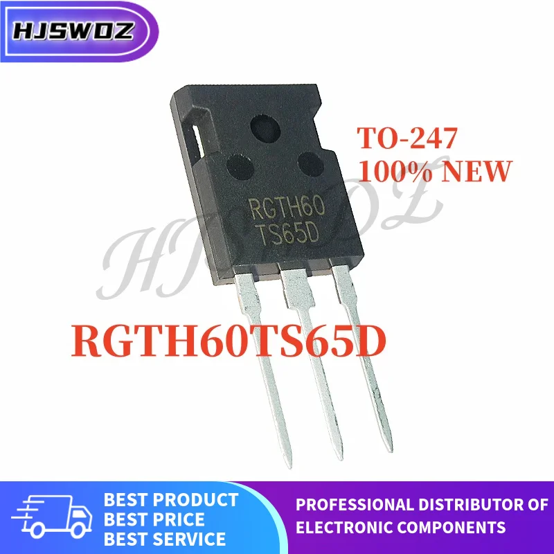 5PCS NEW RGTH60TS65D RGTH60 TS65D 60A 650V  TO-247 IGBT transistor High-power In Stock