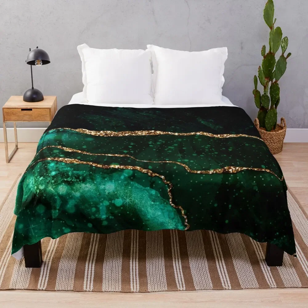 

green texture Throw Blanket Large Furrys Blankets