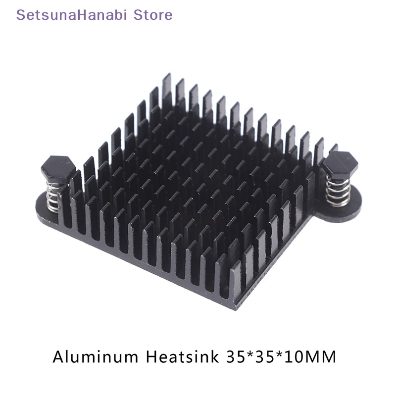 [W]1Pc Aluminum Heatsink Cooling Pad 35*35*10MM South North Bridge Chipset Radiator