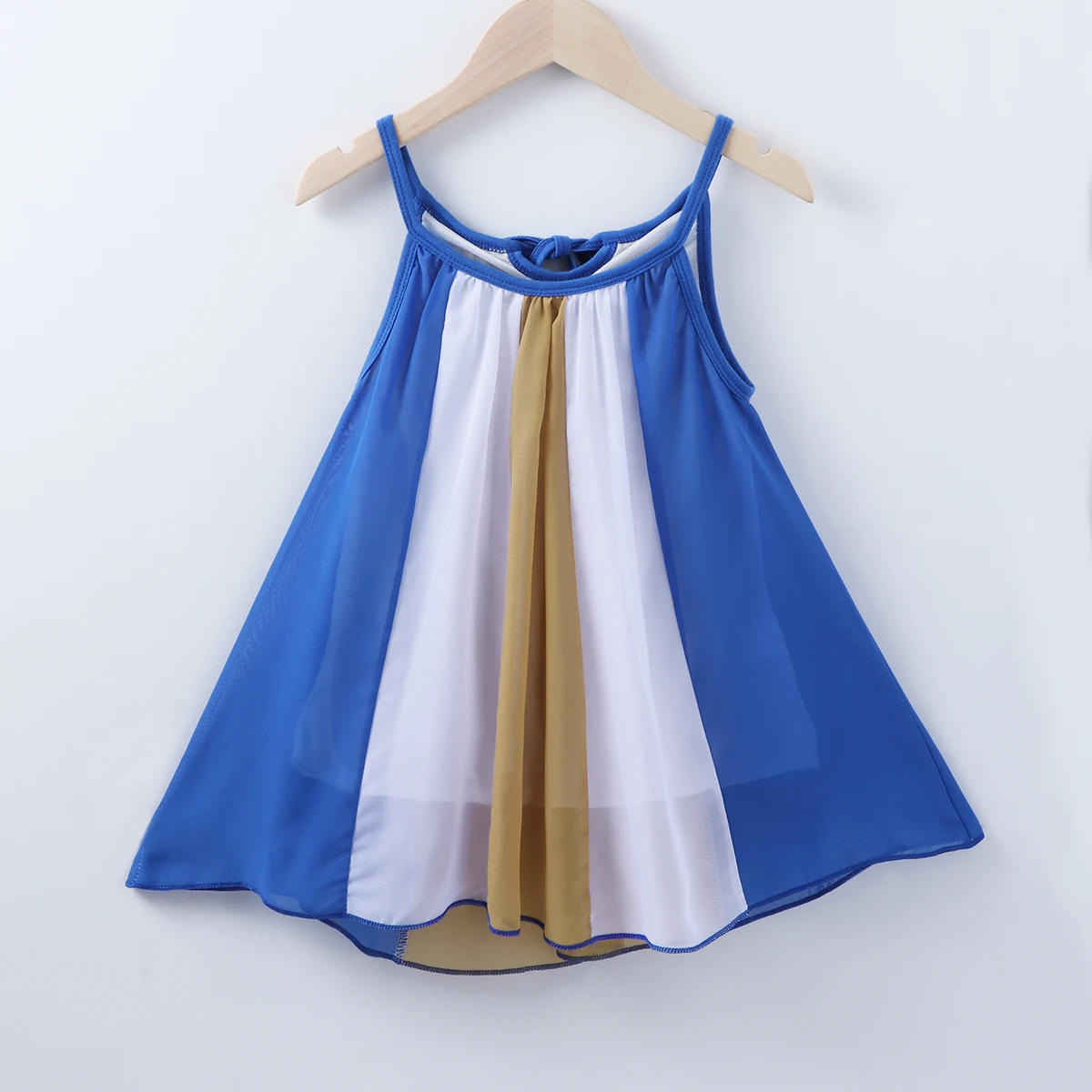 Hot Sale New 2019 Toddler Kids Baby Girl Princess Clothes Sleeveless Chiffon Tutu Rainbow Colorful Dresses Baby Dress Summer