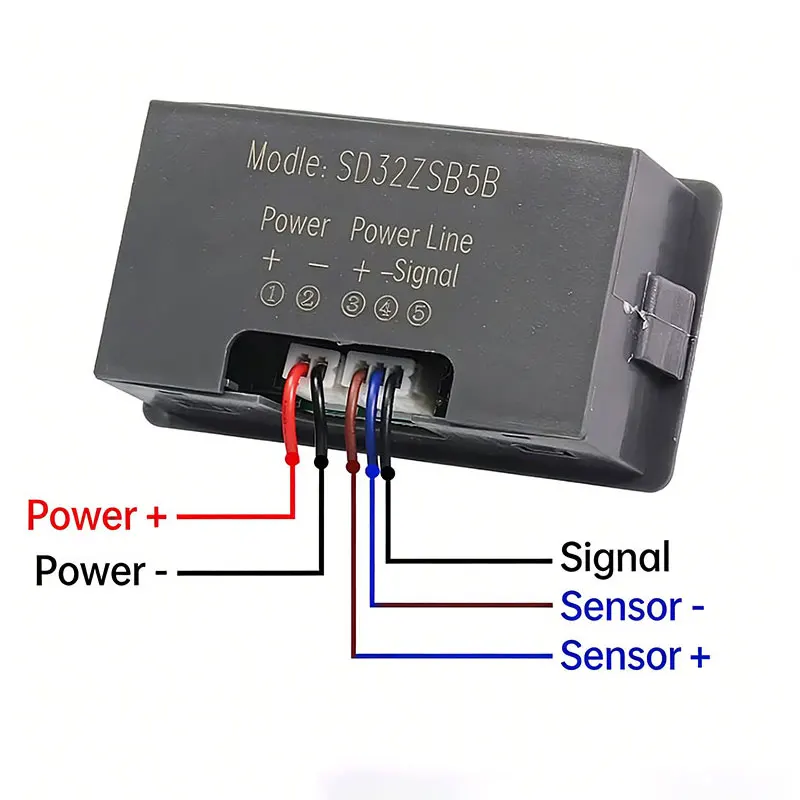 5-bit High-precision Tachometer LED Digital Display Motor Tachometer Brushless Fan Tachometer Frequency Meter with Hall Ssensor