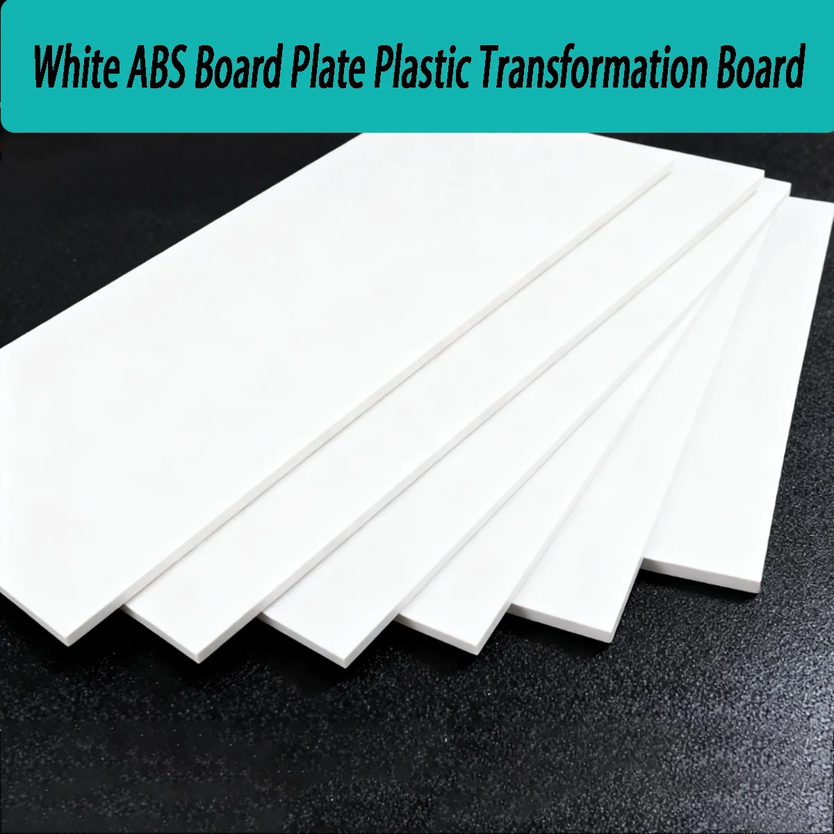 Thk 0.5-5 مللي متر لوحة ABS بيضاء لوحة تحويل بلاستيكية لتقوم بها بنفسك نموذج صنع المواد ملحقات نموذج البناء #4