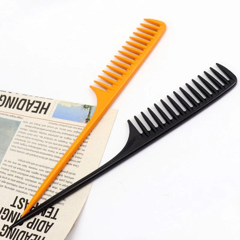 

Hairdressing Comb Hair Dyeing Comb Tip Tail Wide Tooth Detangling Hair Brush Hair Coloring Barber Combs Salon Styling Tools