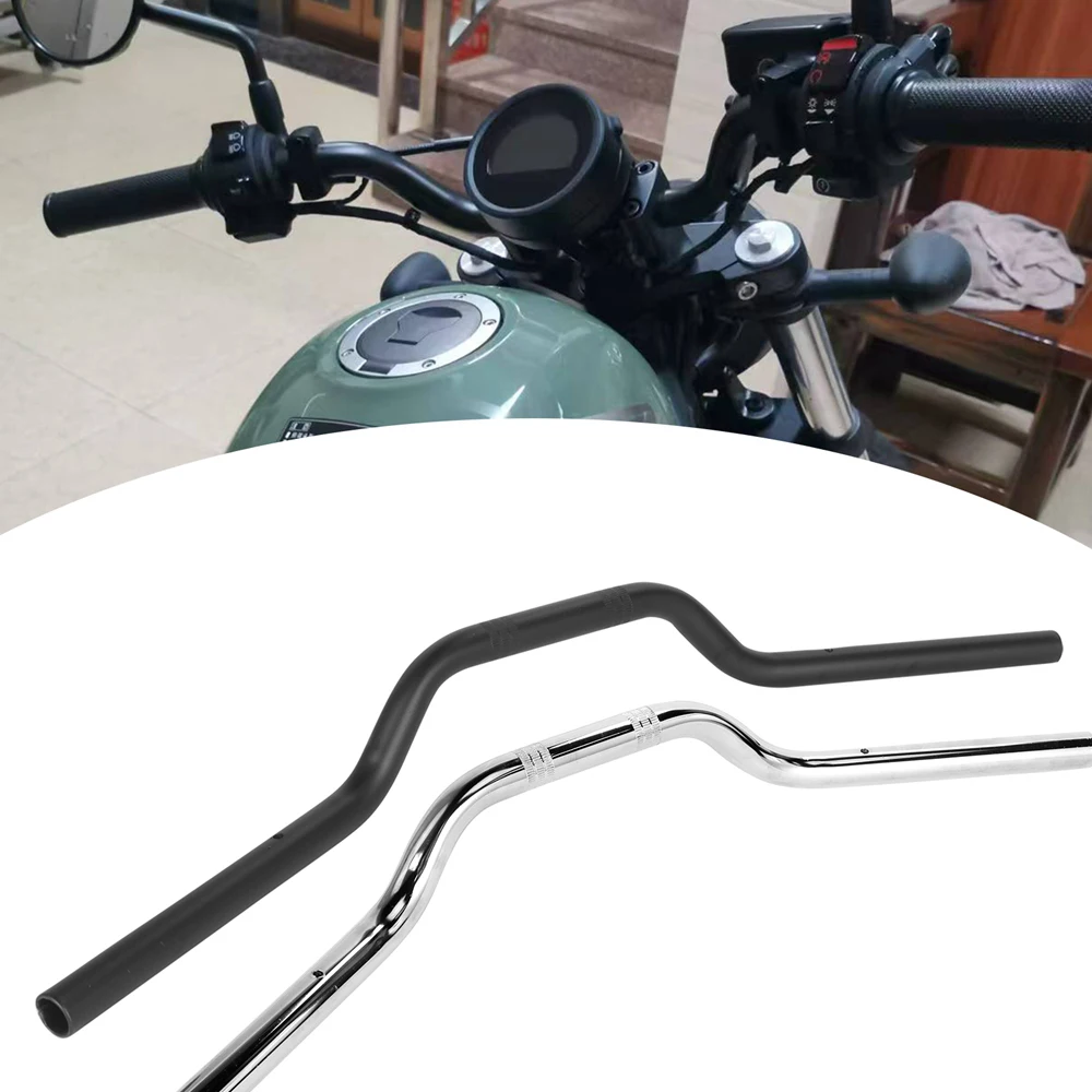 Universal 22MM 25MM Motorcycle Bike Tracker Style Bar Handlebar Cafe Racer Old School For Honda Yamaha Suzuki Custom