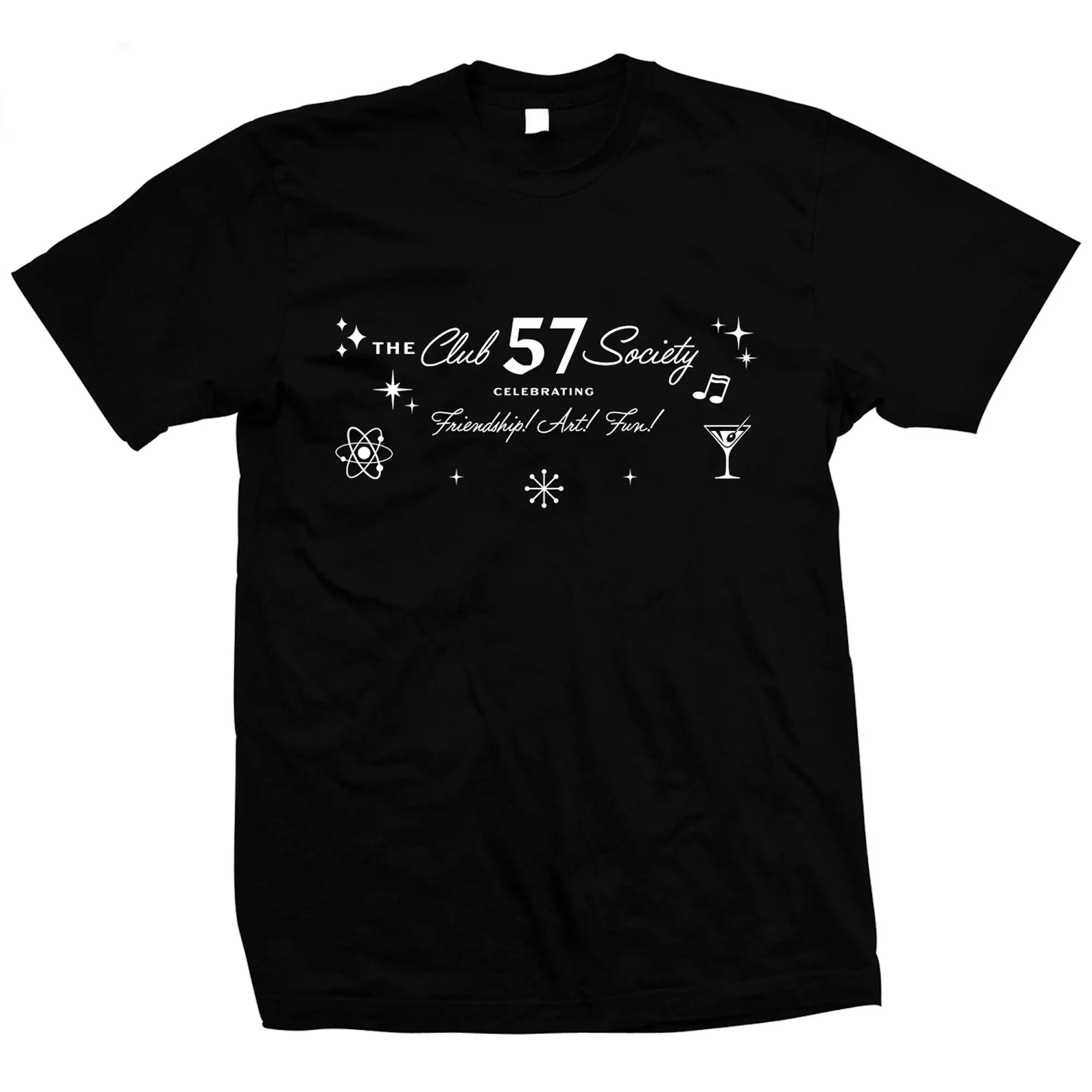 Ann Magnuson's Club 57 Society Hand screened pre shrunk 100 cotton t shirt