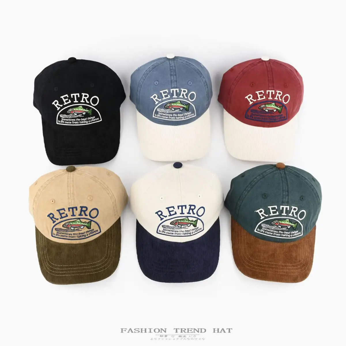 bone-de-beisebol-unissex-em-veludo-cotele-com-logotipo-bordado-parte-traseira-em-malha-respiravel-para-homens-e-mulheres-ideal-para-uso-casual-ao-ar-livre-estilo-streetwear-e-moda-diaria