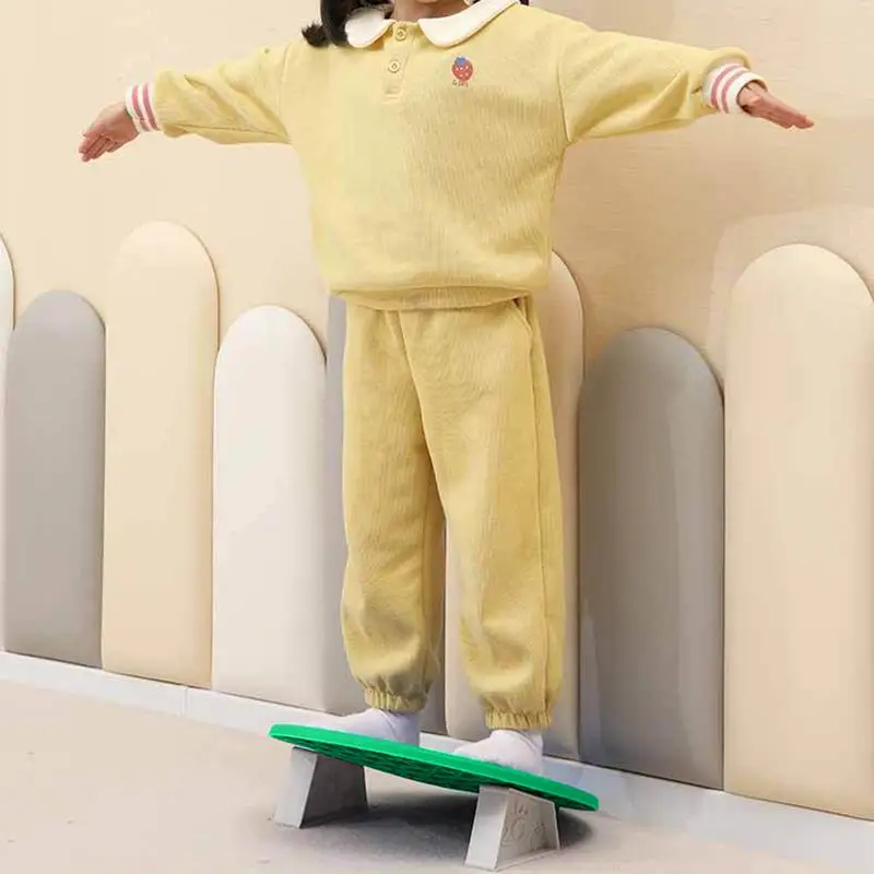 Balance Board Kids Safe Kids Balance Board Wobble Balancing Board Stable Solid Standing Desk Balance Board Wobble Board For Kids