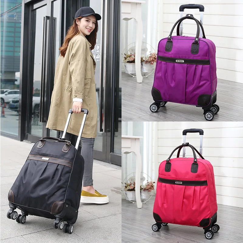 Universal Wheel Trolley Travel Bag Men's Women's Large Capacity Portablel Roller Pull Rod Luggage Bags Case