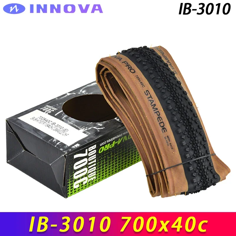 INNOVA IB-3010 29 inch 700x40C Black Brown Edge Folding Tire for MTB Bike Road Gravel XC Off-Road Bicycle Tire Cycling Parts